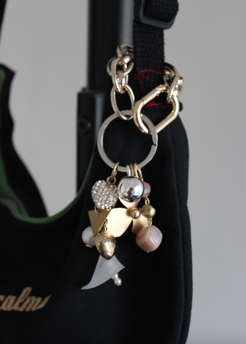 Charm | Lilly - heart - red circle - bling - stones ...
