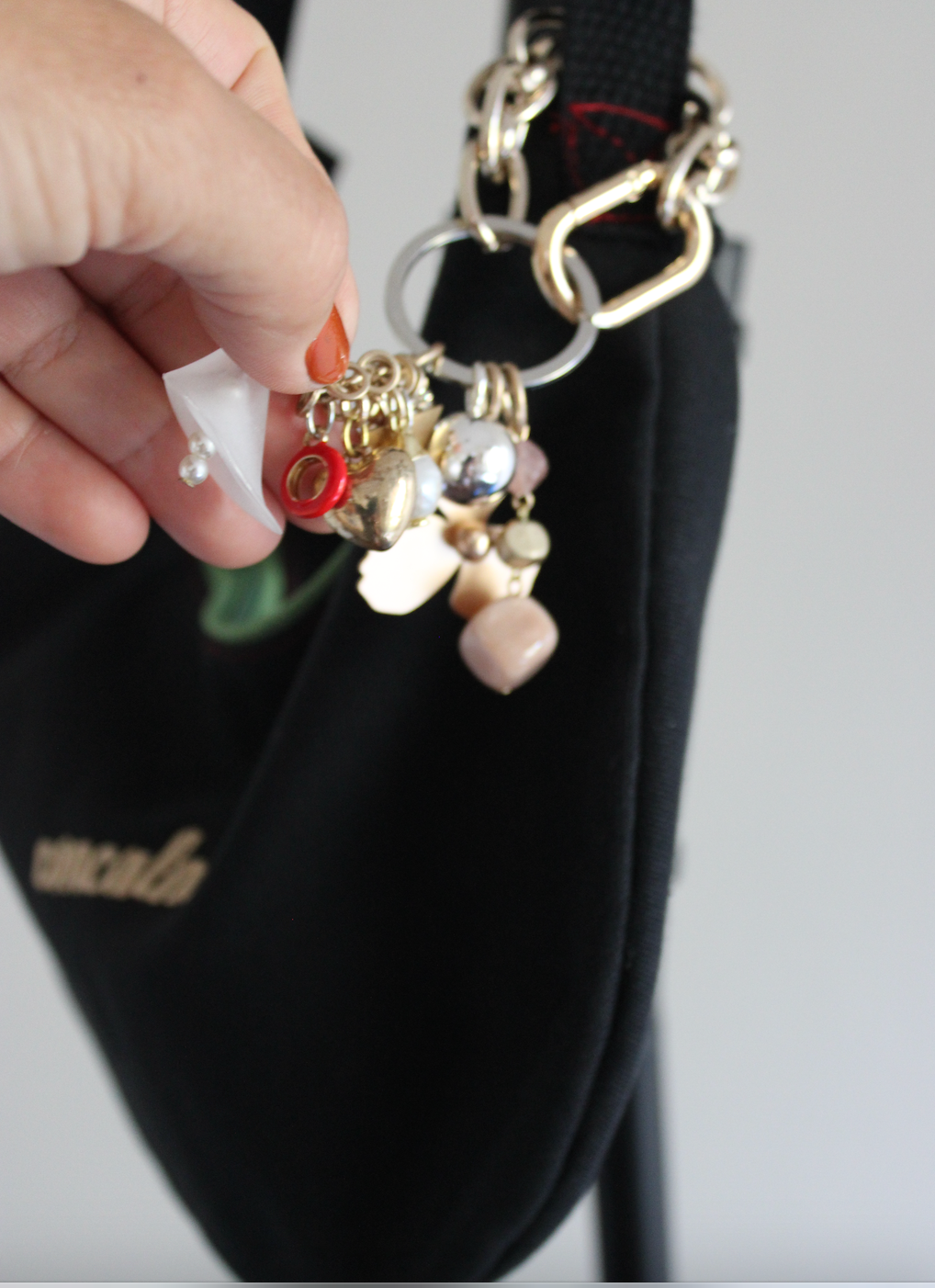 Charm | Lilly - heart - red circle - bling - stones ...