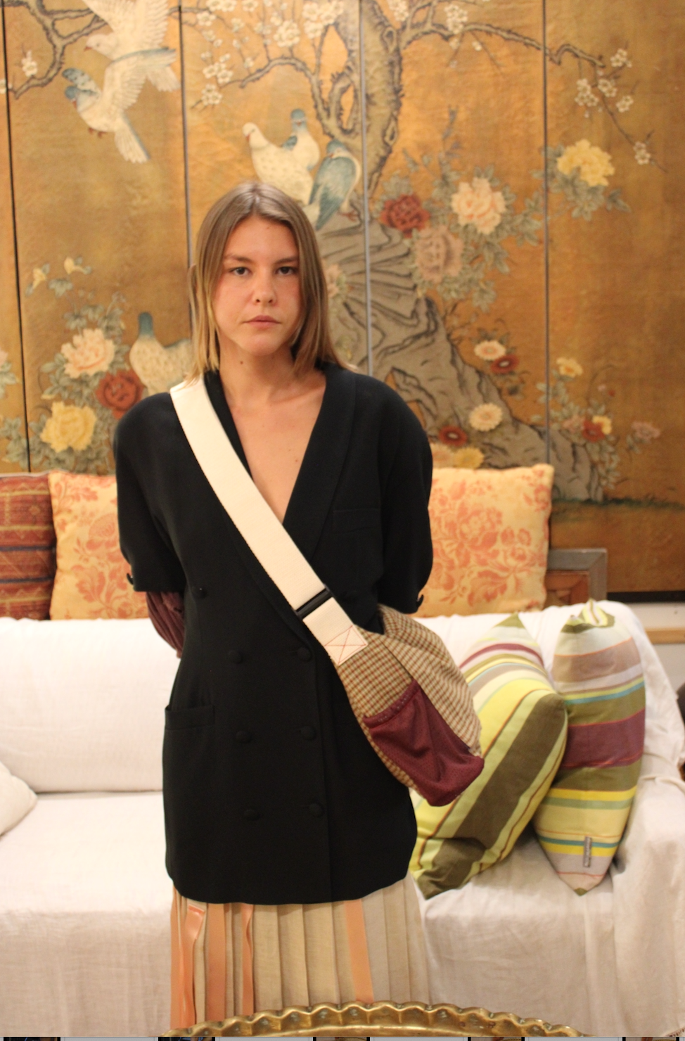 Cargo | Micro Plaid Brown