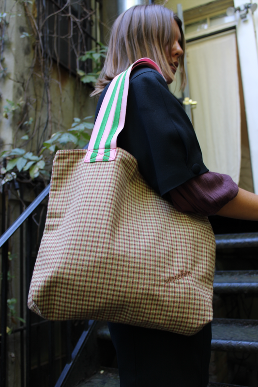 Chic | Micro Plaid Brown