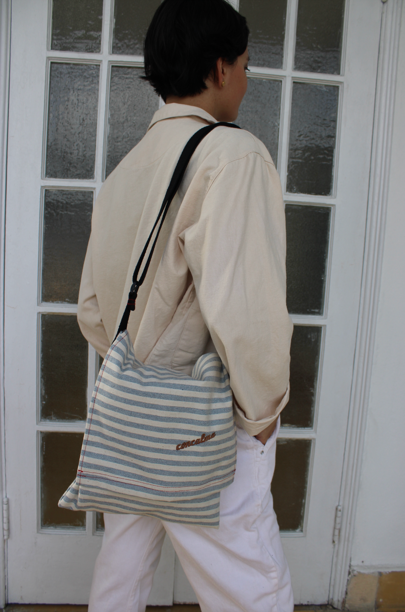 Messenger Adjustable | Up cycled Denim