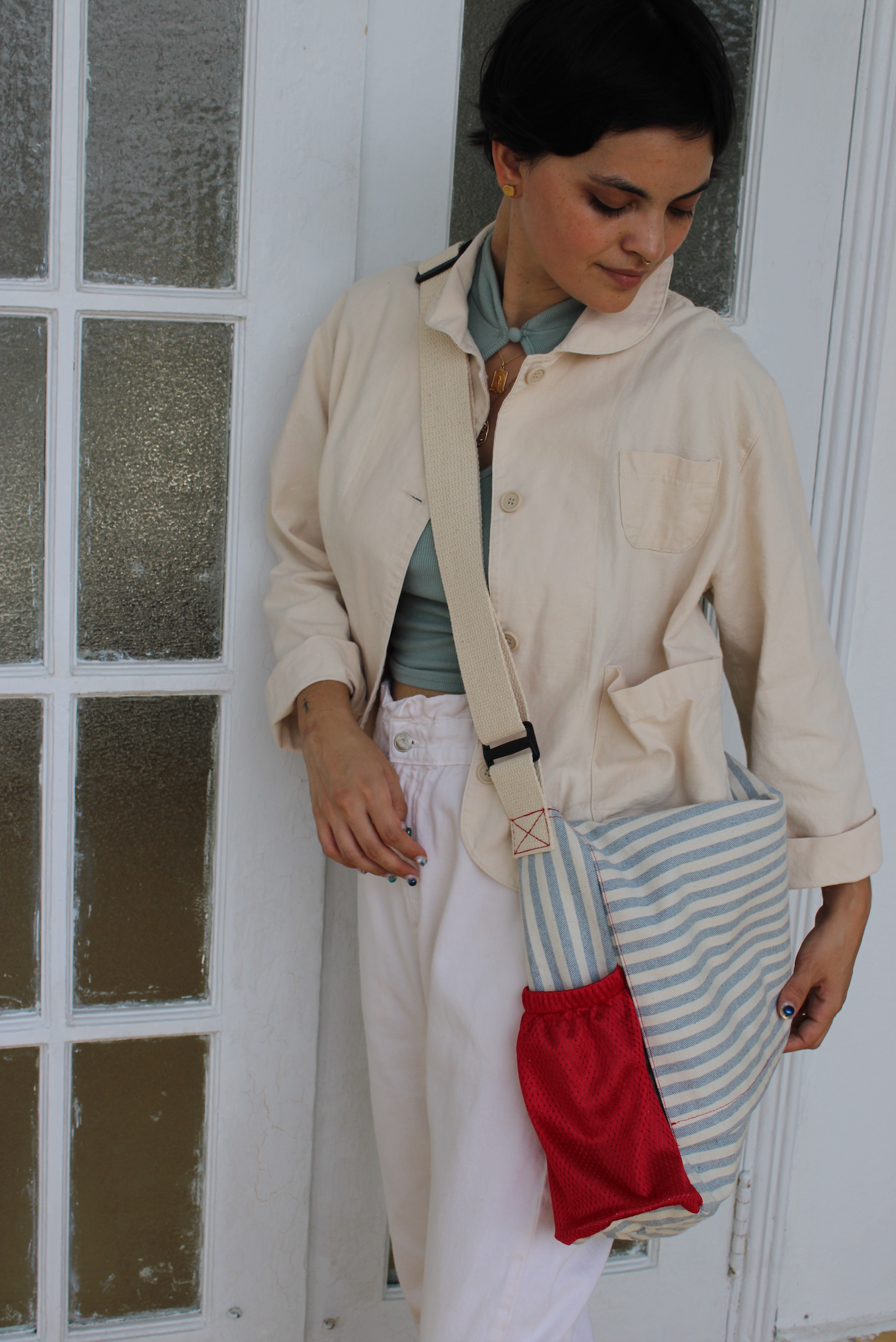 Messenger C | Up cycled Denim