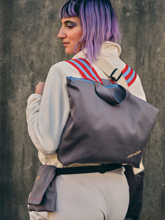 Backpack Gris | Red Blue