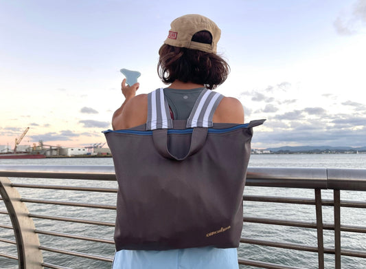 Backpack | Grey - White