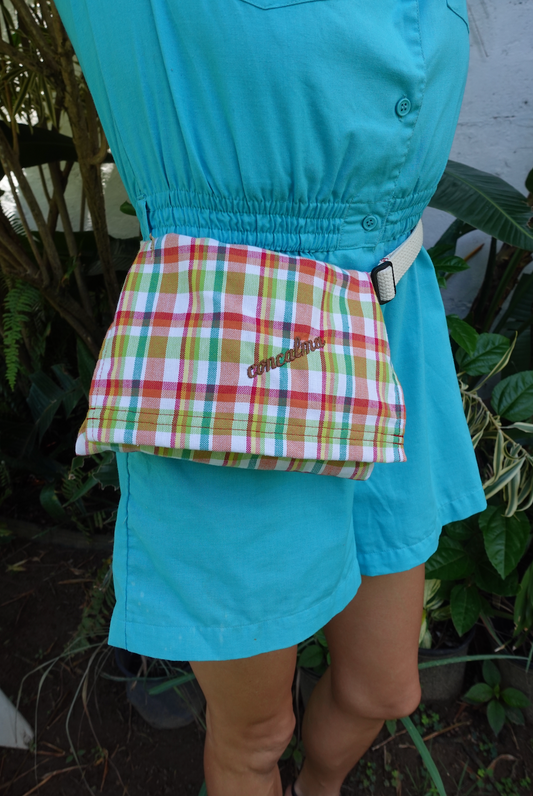 Hip Pouch | Multicolor Plaid