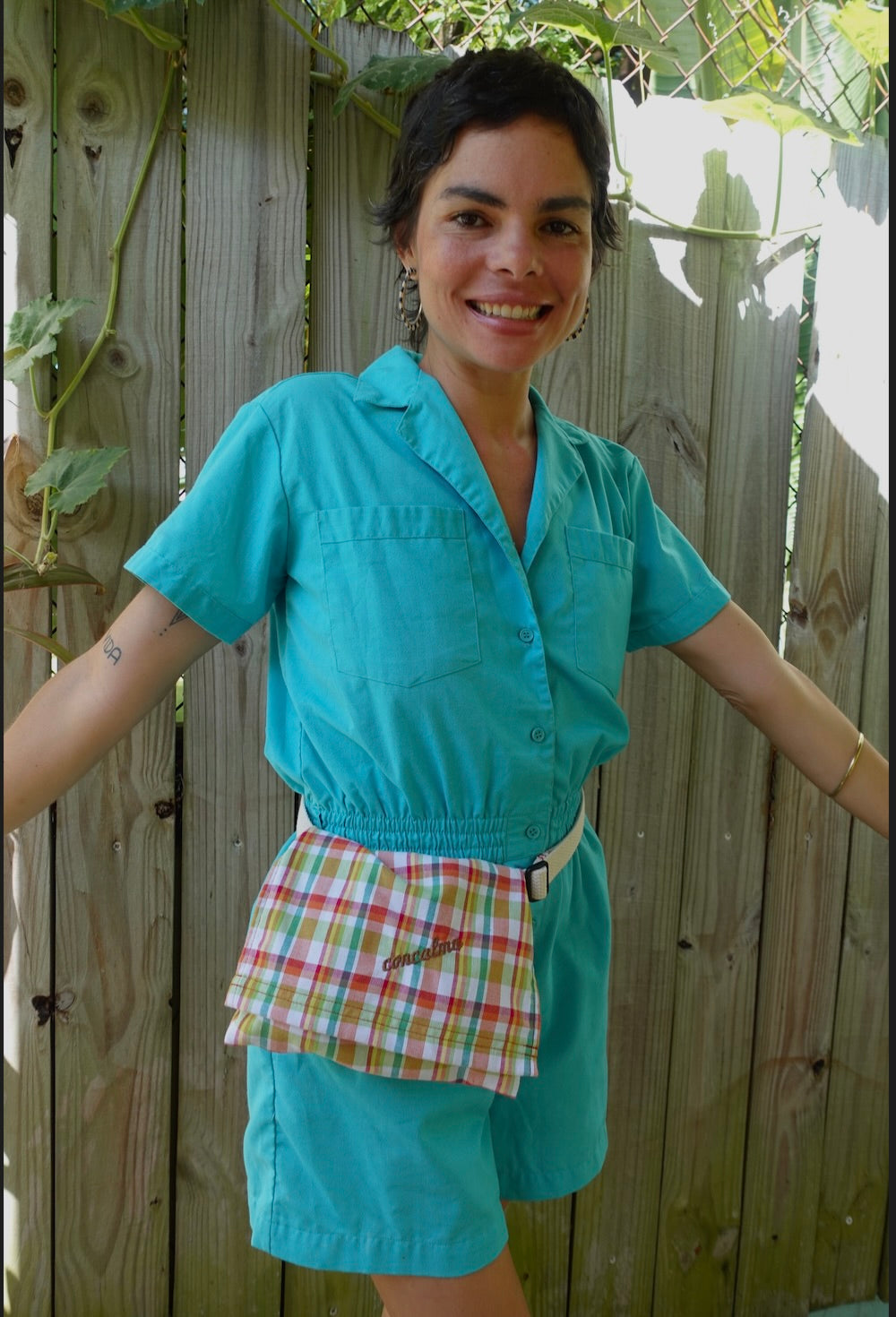 Hip Pouch | Multicolor Plaid