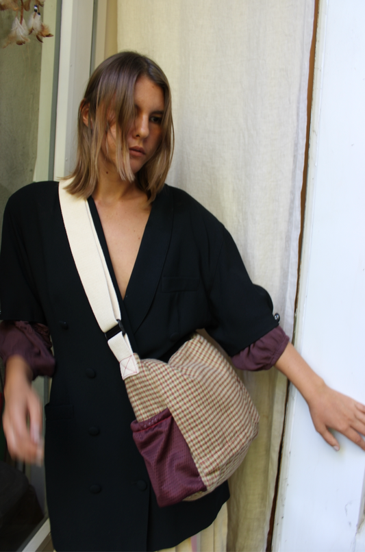 Cargo | Micro Plaid Brown