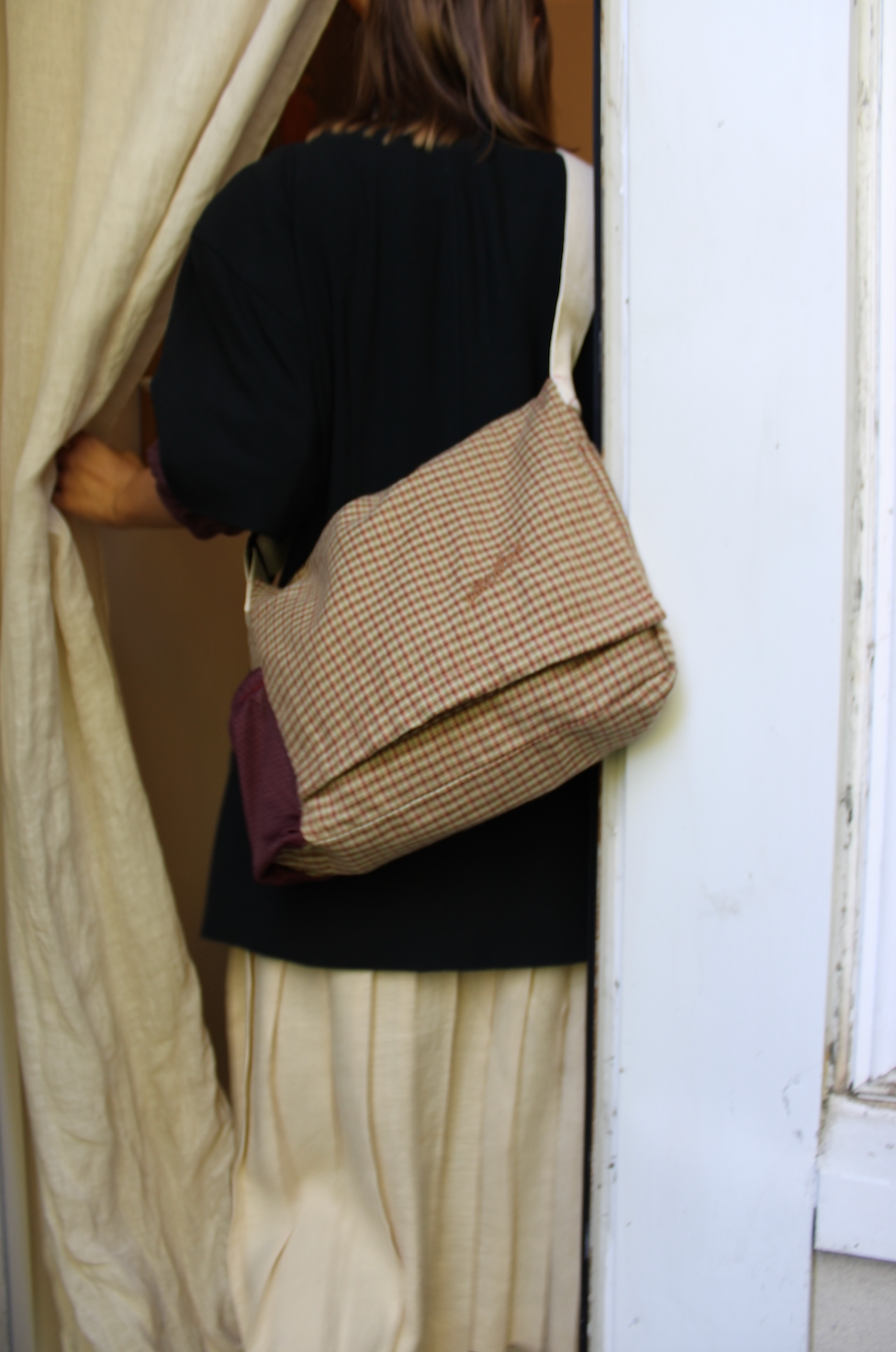 Cargo | Micro Plaid Brown