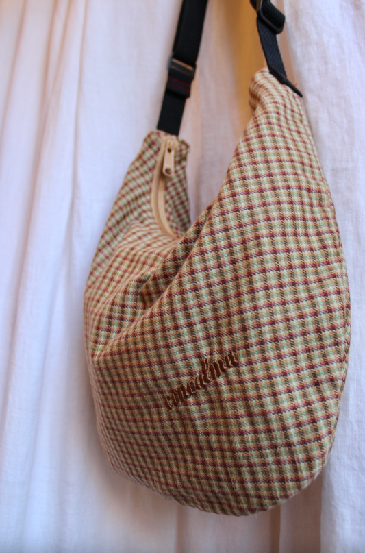 Media Luna LG | Micro Plaid Brown