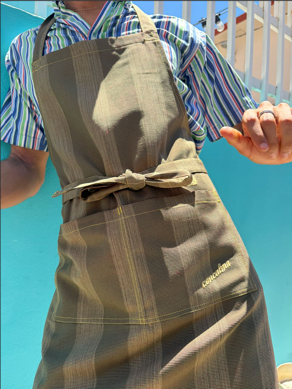 Delantal Elegant Olive