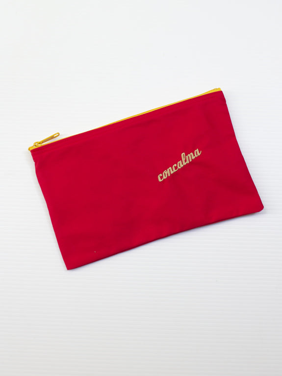 Pencil Case / Organic Red